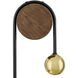 Auggie Wall Sconce Wall Light in Bright Brass