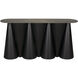 Salt and Pepper 59 X 13.5 inch Matte Black Console