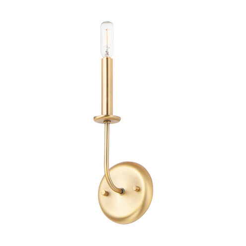 Wesley Wall Sconce Wall Light in Satin Brass