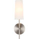 Mel 1 Light 5 inch Burnished Nickel Wall sconce Wall Light