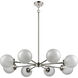 Boudreaux 8 Light 36 inch Polished Nickel Chandelier Ceiling Light
