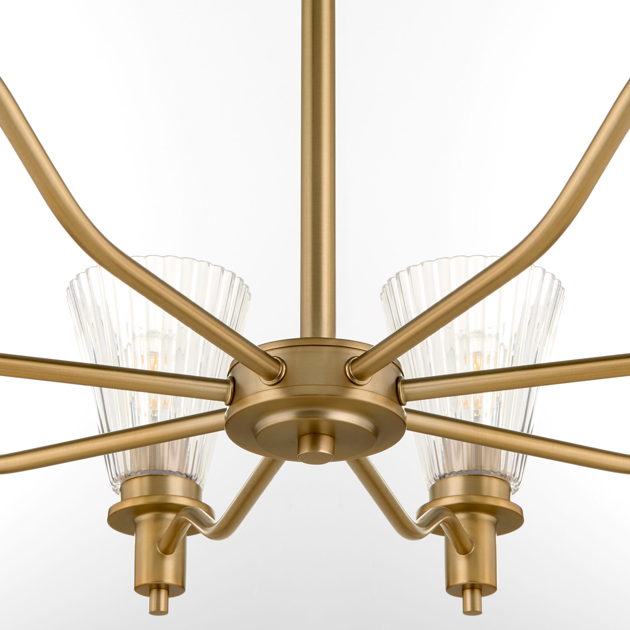Lawton 8 Light 35 inch Brushed Brass Chandelier Ceiling Light