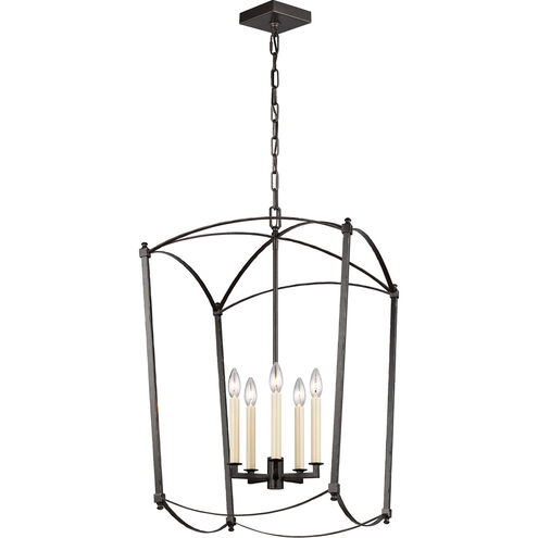 Sean Lavin Thayer 5 Light 19.25 inch Smith Steel Lantern Chandelier Ceiling Light