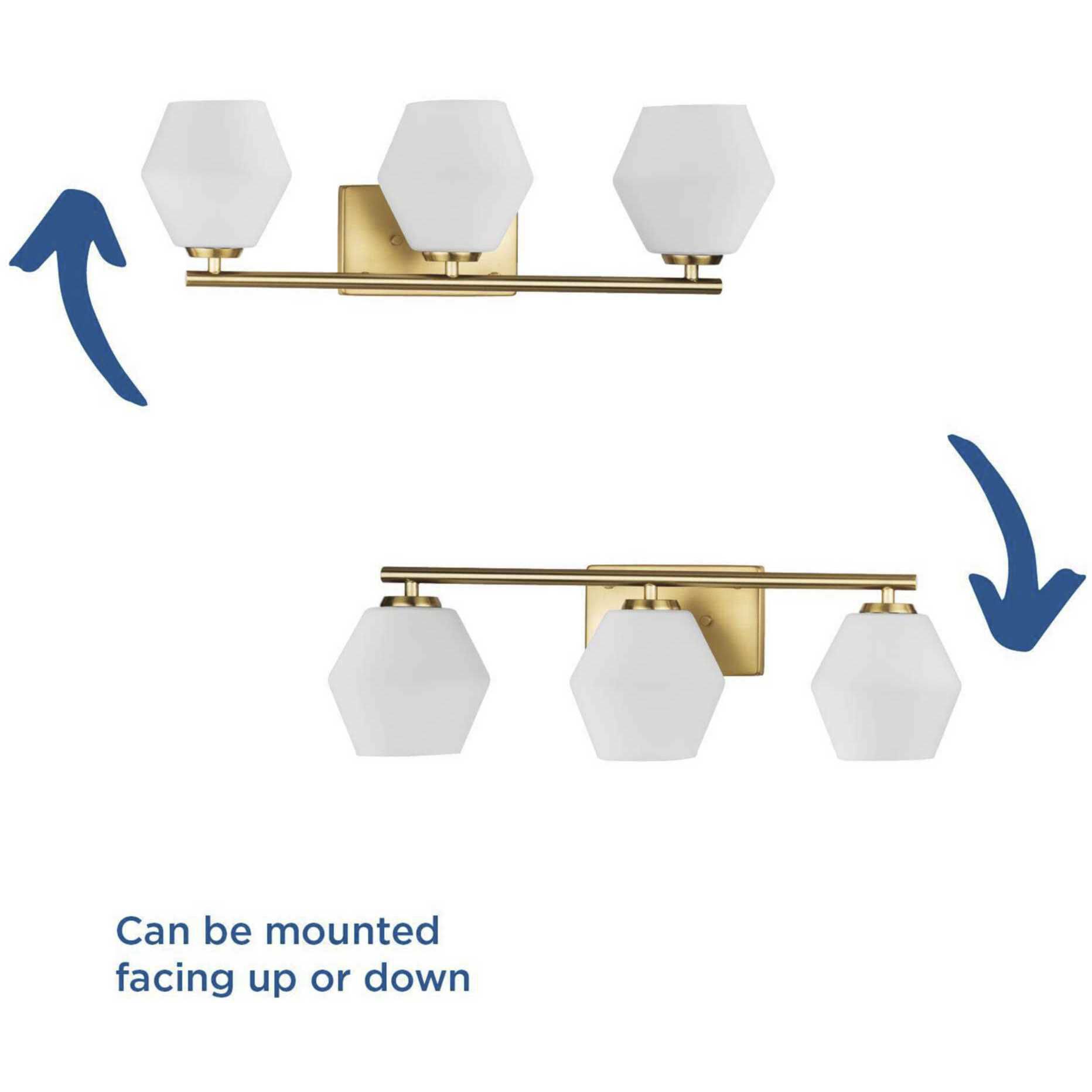 Copeland 3 Light 24 inch Matte Black Vanity Light Wall Light