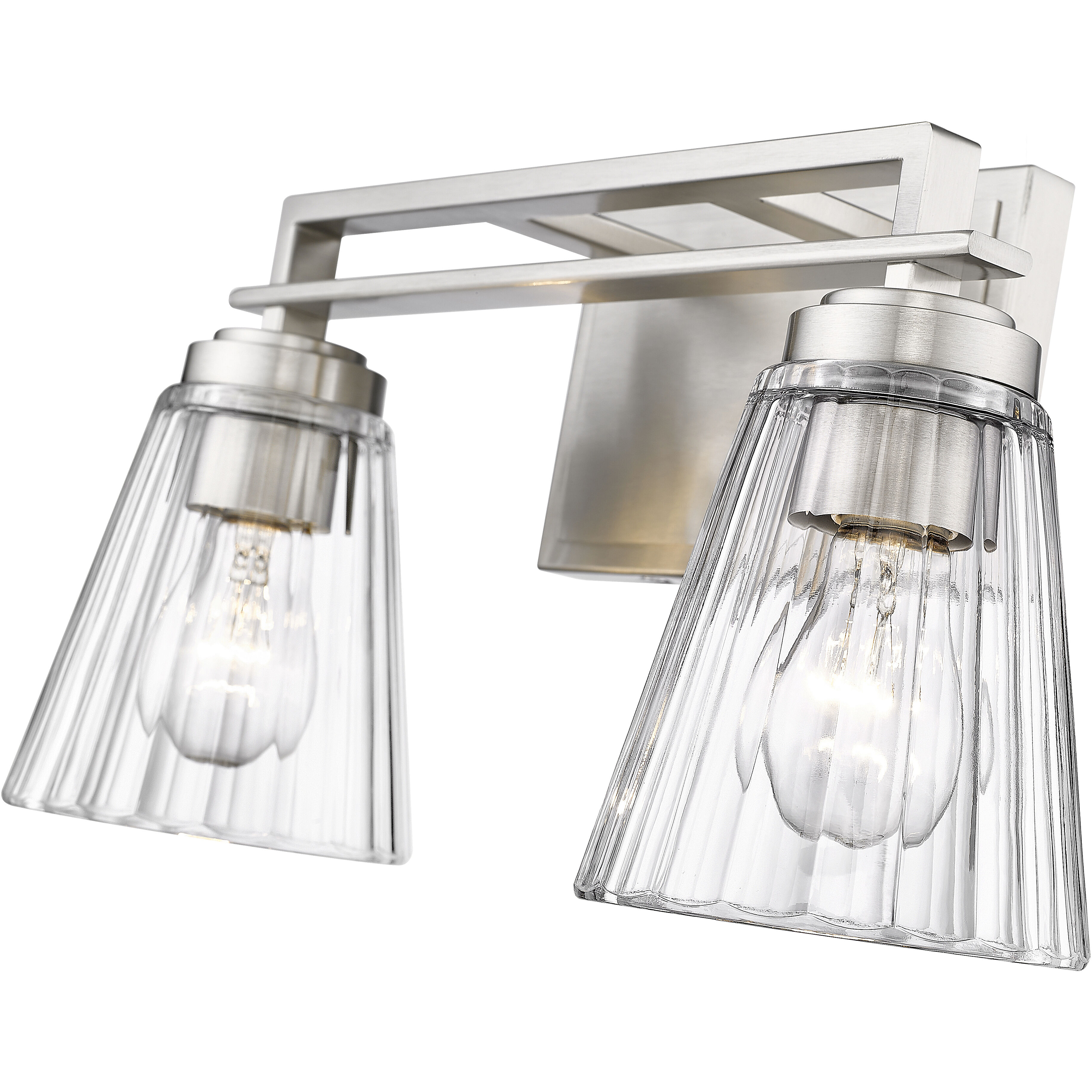 Lyna 2 Light 16 inch Brushed Nickel Vanity Wall Light