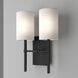 Veronica 2 Light 11 inch Black Forged Sconce Wall Light