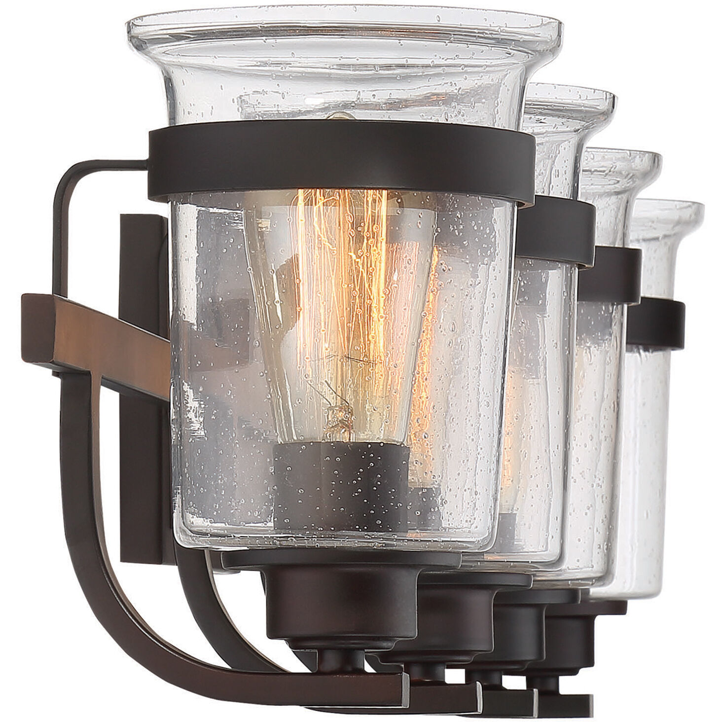 Goodwin 4 Light 32.88 inch English Bronze Bathroom Vanity Light Wall Light