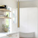 Elixir LED 1 inch Brushed Gold Pendant Ceiling Light