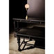 Portuguese 60 X 28 inch Hand Rubbed Black Desk, Small