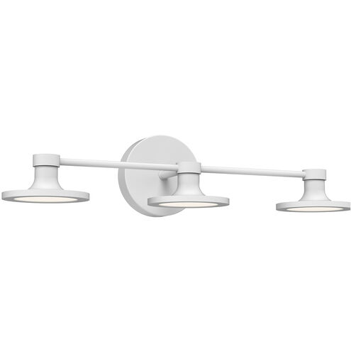 Alora Mood Issa LED 20.5 inch White Bath Vanity Light Wall Light