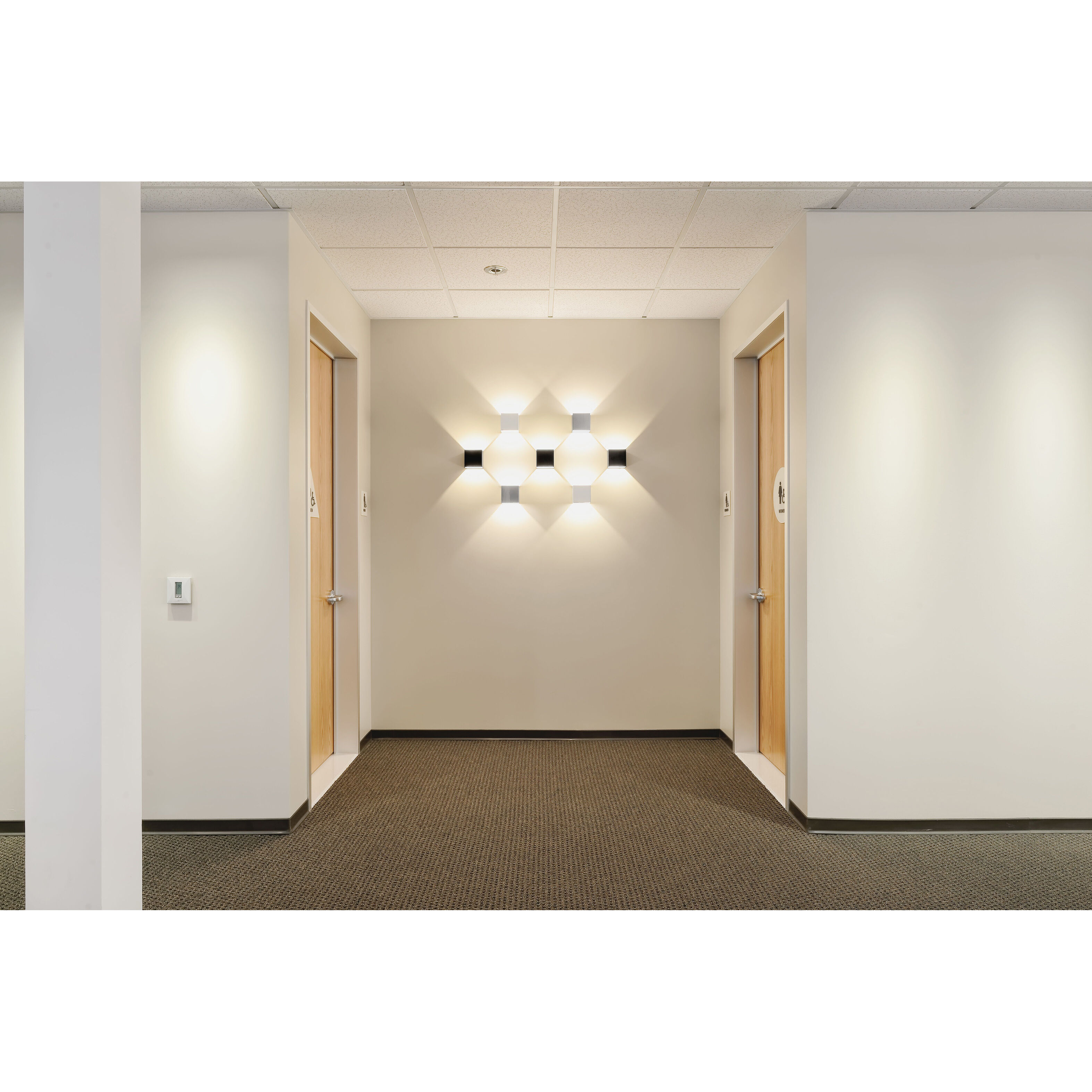 QB LED Wall Sconce Wall Light in Black