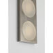 Kelly Wearstler Dichotomy LED 4.5 inch Pewter ADA Sconce Wall Light