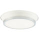 Jaxx LED 12 inch White and Chrome Flush Mount Ceiling Light