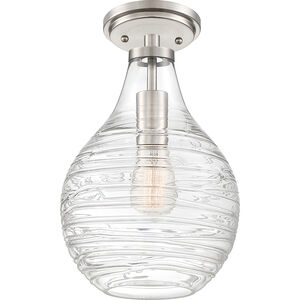 Quoizel Genie 1 Light 9 inch Brushed Nickel Semi-Flush Mount Ceiling Light QSF4019BN - Open Box