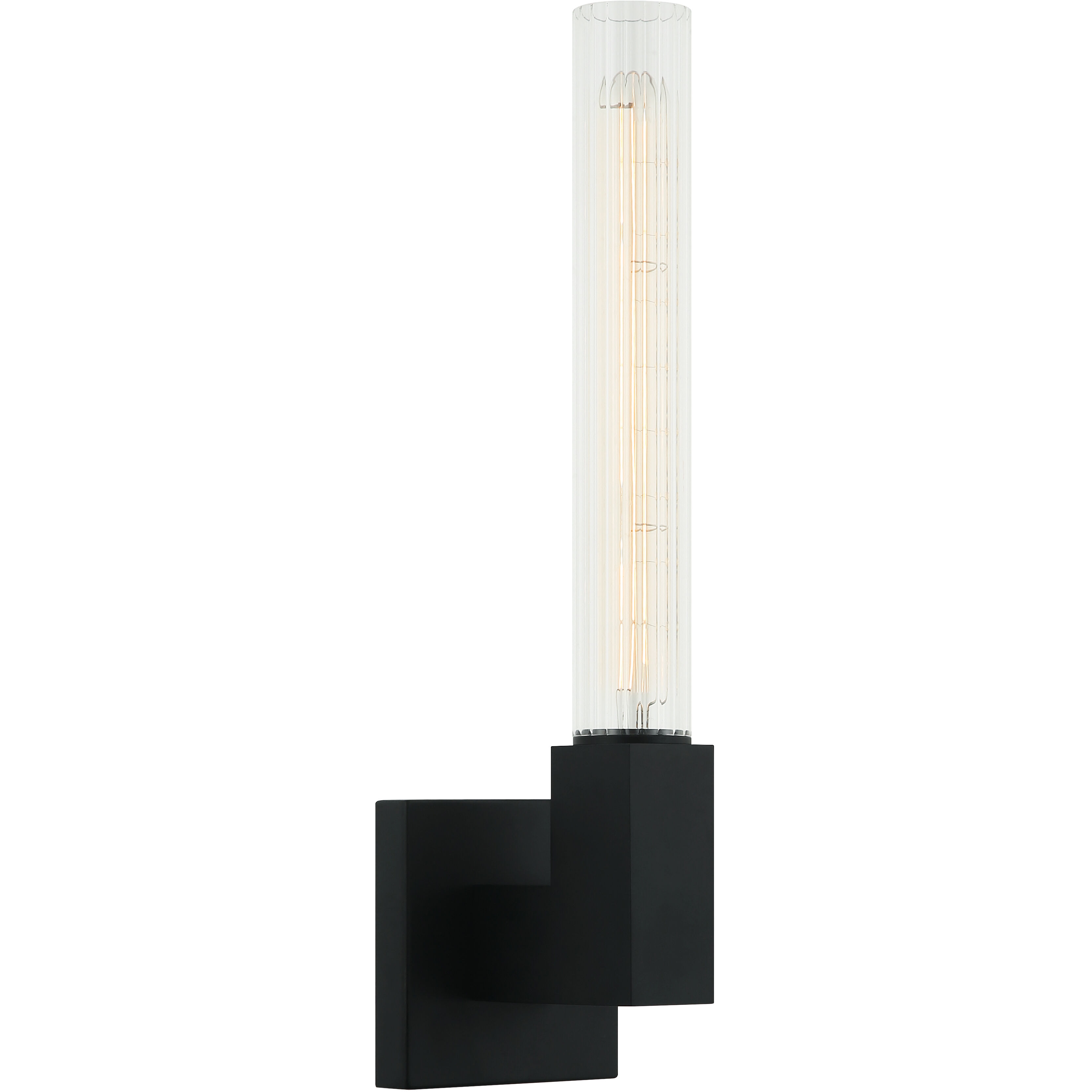 Odelle 2 Light 4.38 inch Matte Black Wall Sconce Wall Light