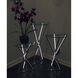 York 29.5 X 15.75 inch Polished Chrome Accent Table