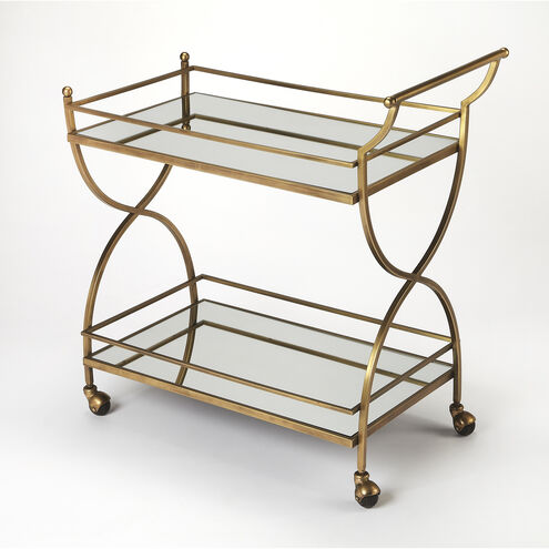 Butler Loft Graci 31 X 19 inch Antique Gold Serving Table