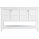 Theo 54 X 34 inch White Bathroom Vanity Cabinet