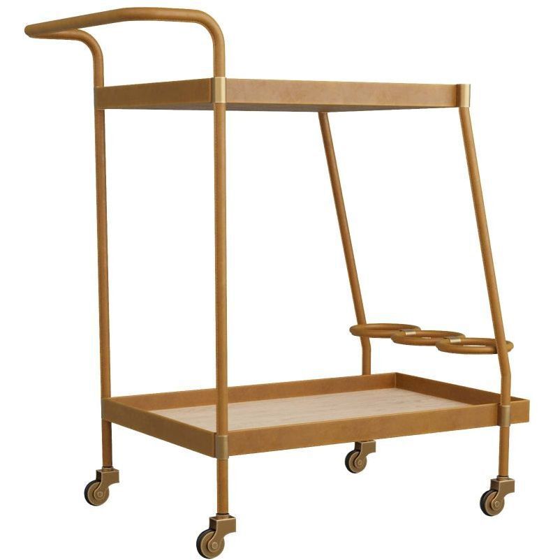 Sanders 33.5 inch Russet Bar Cart
