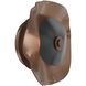Atmosphere Cumulus LED Burnished Bronze Sconce/Flush Mount Ceiling Light in 3000K LED, Burnished Bronze with Black Inner, Medium