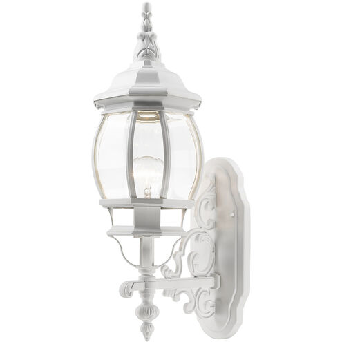 Frontenac 1 Light 20 inch Textured White Outdoor Wall Lantern