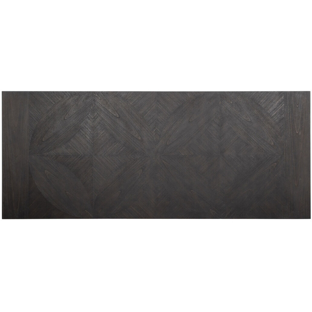 Adams 94 X 39 inch Cerused Forest Black Dining Table