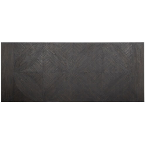 Adams 94 X 39 inch Cerused Forest Black Dining Table