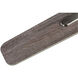 Drift 32 inch Brushed Nickel with Silver/Driftwood Blades Ceiling Fan