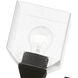 Aragon 2 Light 15 inch Black Vanity Sconce Wall Light