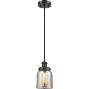Small Bell 1 Light 5 inch Matte Black Mini Pendant Ceiling Light, Ballston