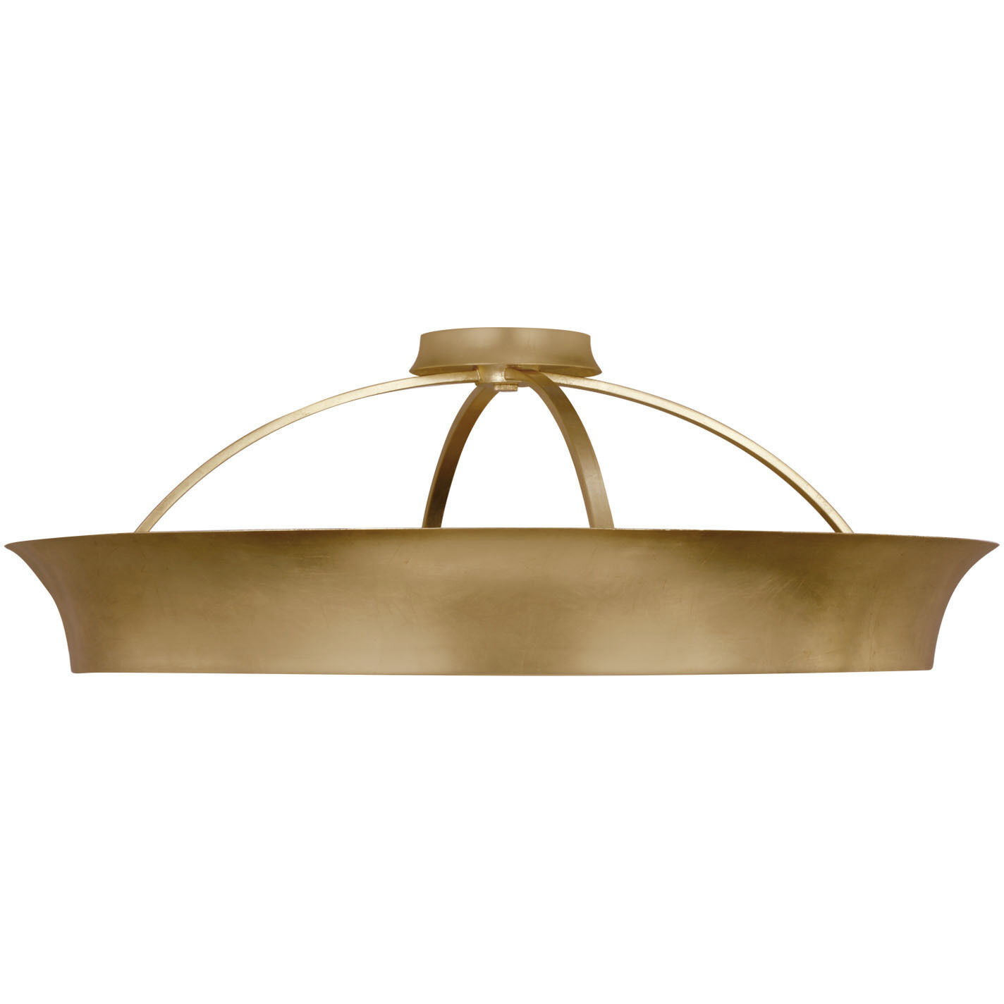 Thomas O'Brien Garland LED 30 inch Gild Dual Lit Ring Flush Mount Ceiling Light