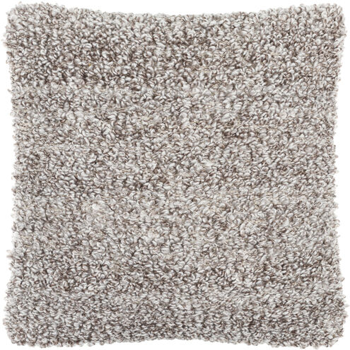 Boculette 18 X 18 inch Medium Brown/Off-White Accent Pillow