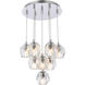 Eren 10 Light 11 inch Chrome Pendant Ceiling Light
