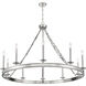 Seville 10 Light 45 inch Polished Nickel Chandelier Ceiling Light, Essentials