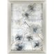 Serene Blossoms 2549 Blue and Beige and Metallic and Brown Framed Art, The Studio