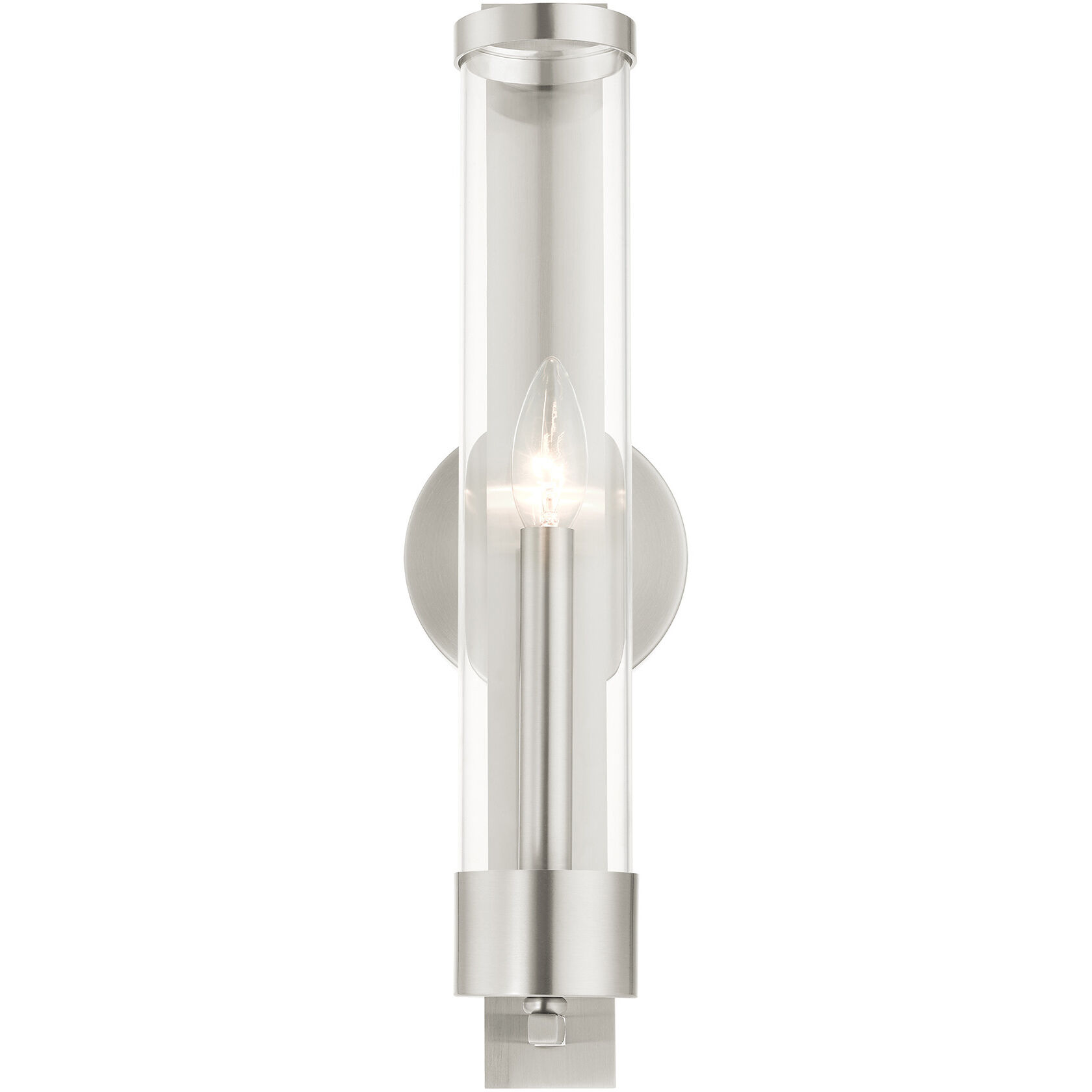 Castleton 1 Light 5 inch Brushed Nickel ADA ADA Single Sconce Wall Light