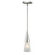Signature 1 Light 5 inch Brushed Nickel Mini Pendant Ceiling Light