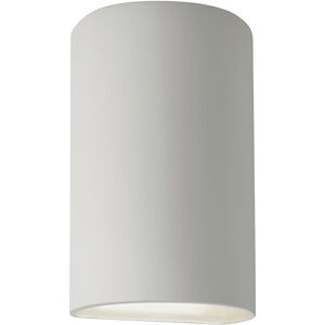 Ambiance Cylinder LED 7.75 inch Bisque Wall Sconce Wall Light, Large