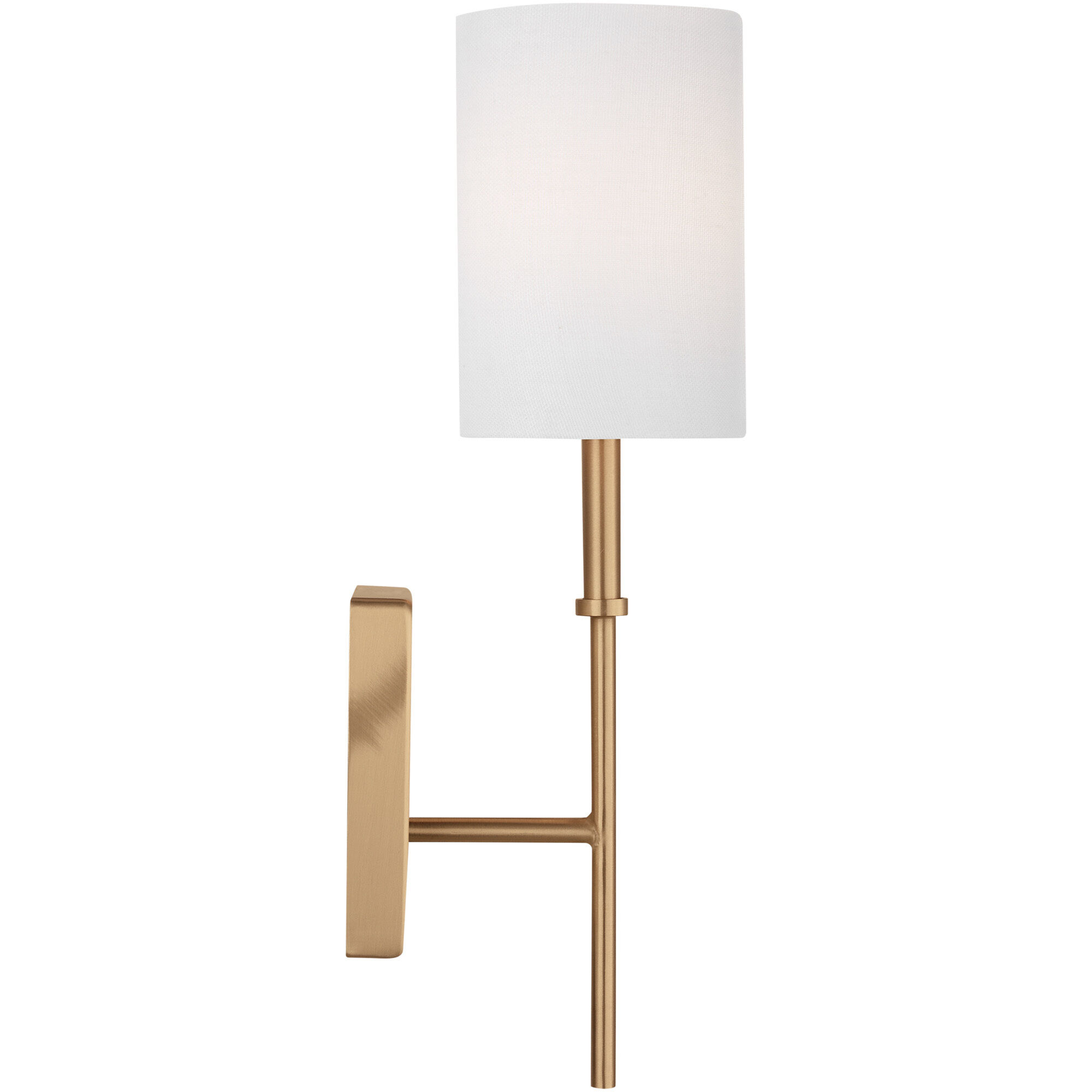 Foxdale 1 Light 5 inch Satin Brass Bath Vanity Wall Light