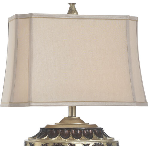 Signature 3 inch 100 watt Antique Platinum and Barbados Table Lamp Portable Light