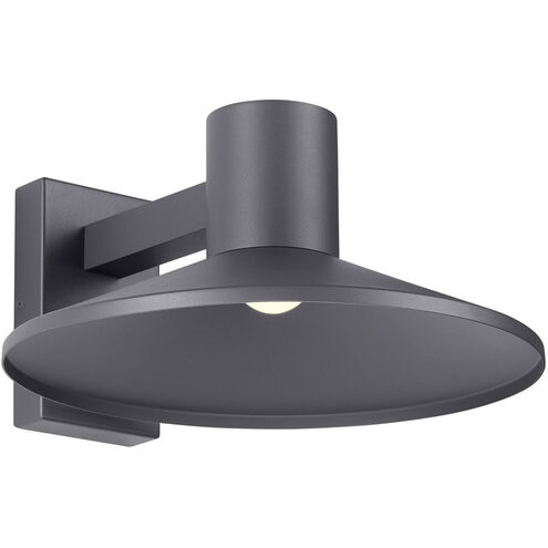 Sean Lavin Ash LED 14.3 inch Charcoal Outdoor Wall Light in LED 90 CRI 2700K High Output, Dome, No Options, Integrated LED
