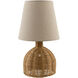 Grotta 15 inch 40 watt Painted Accent Table Lamp Portable Light