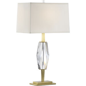 Copious 23 inch 100.00 watt Gold Table Lamp Portable Light