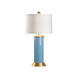Wildwood 32 inch 60.00 watt Turquoise/Gold Leaf Table Lamp Portable Light