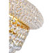Empire 6 Light 14 inch Gold Chandelier Ceiling Light