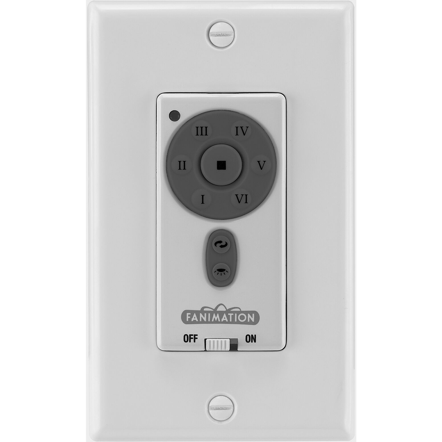 Controls White Fan Wall Control