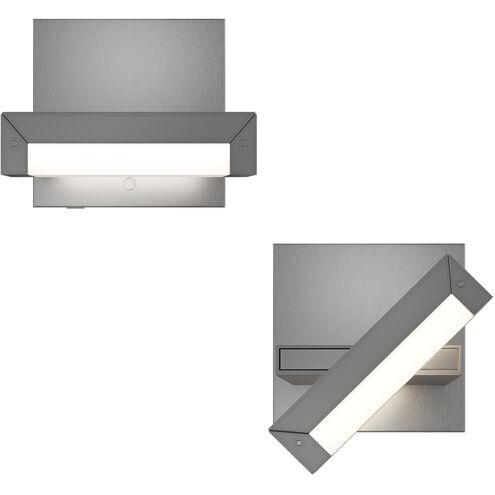 Mantel Reading Light Wall Light in Brushed Nickel, dweLED