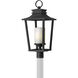 Sullivan 1 Light 26 inch Black Outdoor Post Mount Lantern