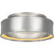 Chapman & Myers Connery LED 18 inch Polished Nickel Flush Mount Ceiling Light