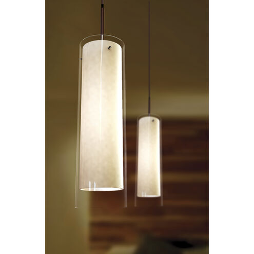 View LED 5 inch Satin Nickel Pendant Ceiling Light